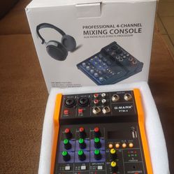 4 Channel Bluetooth Audio Mixer 