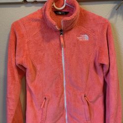 The North Face fleece pink jacket girls size M, women’s S