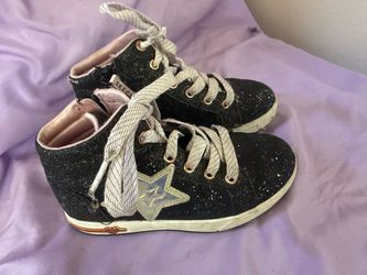 Skechers Girls Glitter High-Top Sneakers size 13