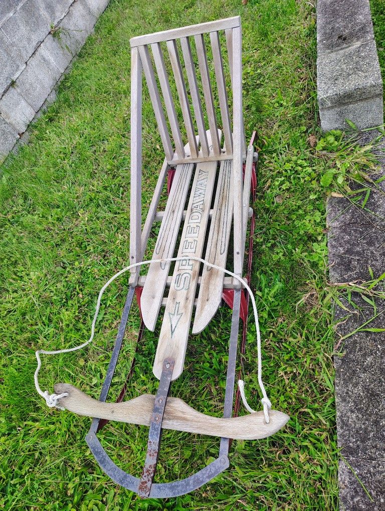 Antique Speedway Sled! 