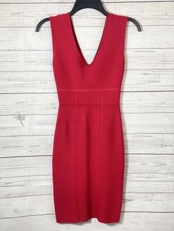 BCBGMAXARIA Little Red BodyCon Dress Size XS