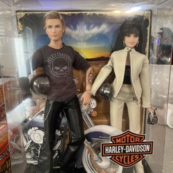 Barbie & Ken Harley-Davidson Pink Label Collector Set Dolls NIB Mattel