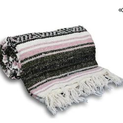 Traditional Mexican Yoga Blanket

