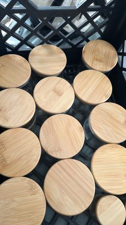 Bamboo top containers