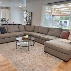 Room & Board Metro Down Filled Sectional Couch 