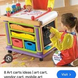 Large Solid Wood Children's Activity Center 