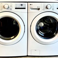 LG Front-Load Washer & Gas Dryer Set