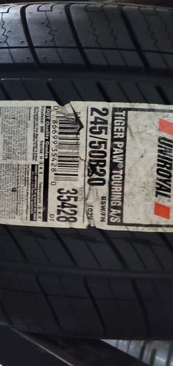 Uniroyal Tire 245/50/20 $75