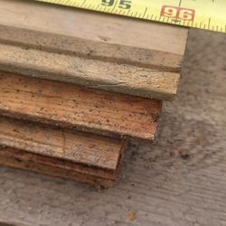 Four pieces of Cedar tongue and groove 8 ft long