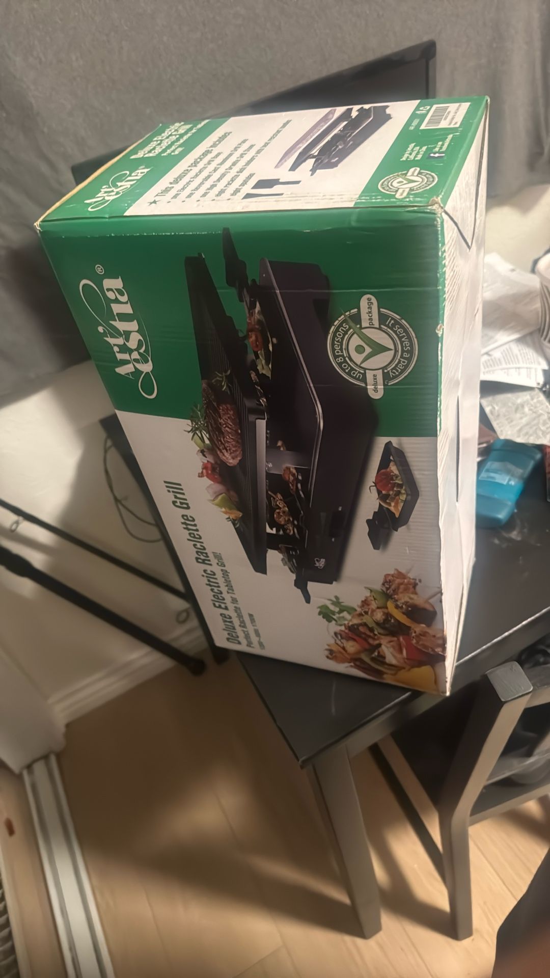 New Artestia Deluxe Electric Raclette Grill