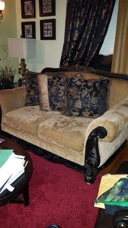 Chenille Love seat
