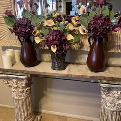 Hermoso Set De 3 Arreglos Florales 