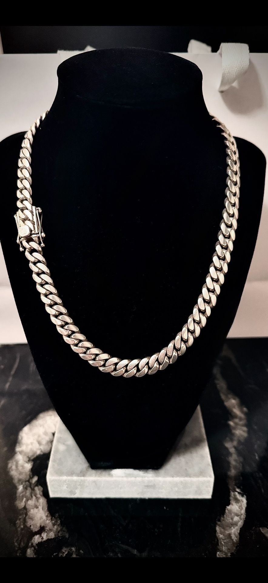 Solid Silver Handmade Cuban Chain!
