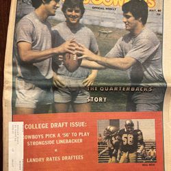   Dallas Cowboys Official Weekly May, 80 Newspaper