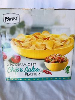 Chips & Salsa Platter 2 Pc