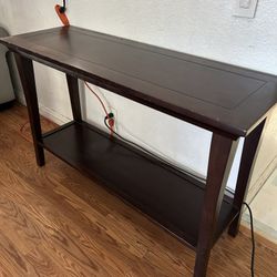 Wood Console Table