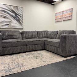 4 Pc Gray Modular Sofa Set - Delivery Available!