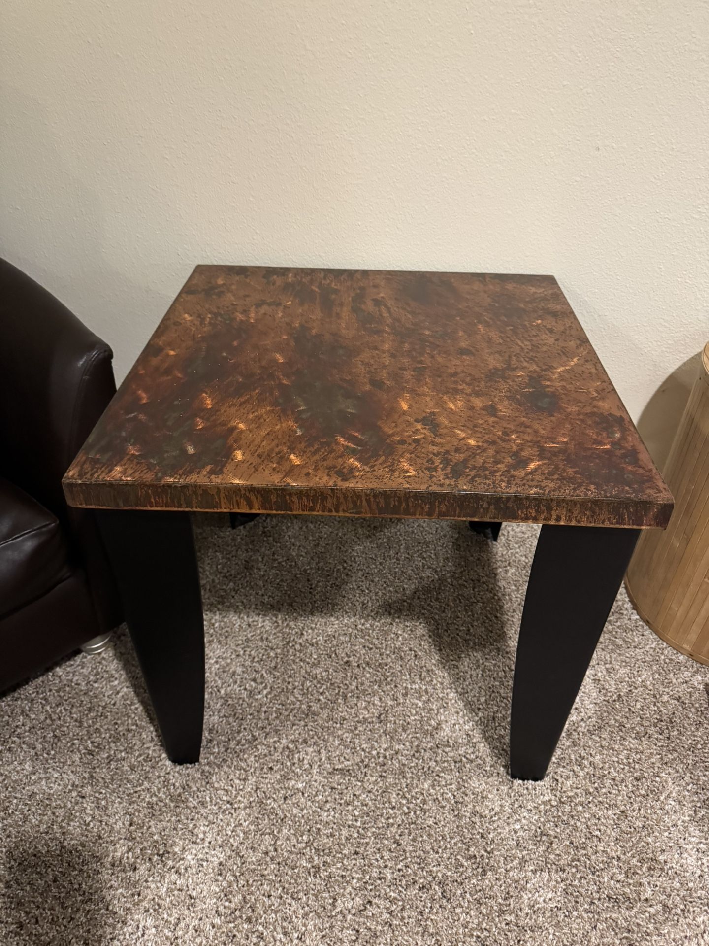 Copper Metal Table
