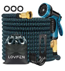 75Ft 4X Stronger Deluxe Expandable Flexible Garden Hose Water Hose