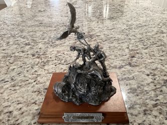 Civil War Chilmark Pewter Sculpture By F J Barnum