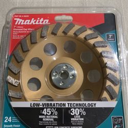 Makita 7” Diamond Cup Wheel