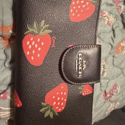 Coach Strawberry Wallet 