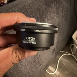 Sony Lens Adapted