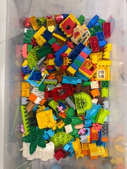 LEGO DUPLO Bulk Lot – Bricks, Accessories & Storage Bucket