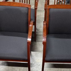 Wood Frame Guest Chairs - $35 Each 