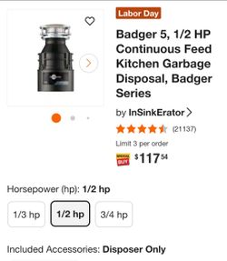 NEW Kitchen Garbage Disposal