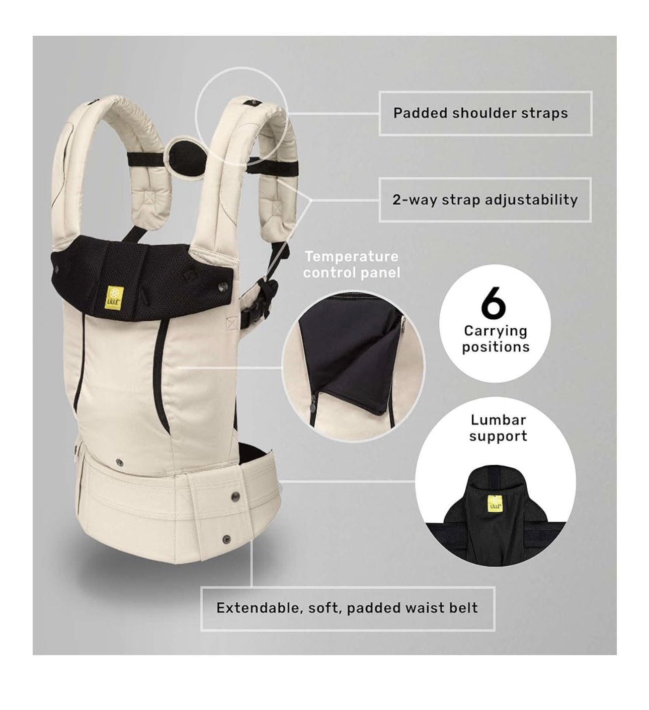LÍLLÉbaby Ergonomic 6-in-1 Baby Carrier