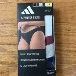 NWT Adidas women seamless bikini underwear 4 packs Size S