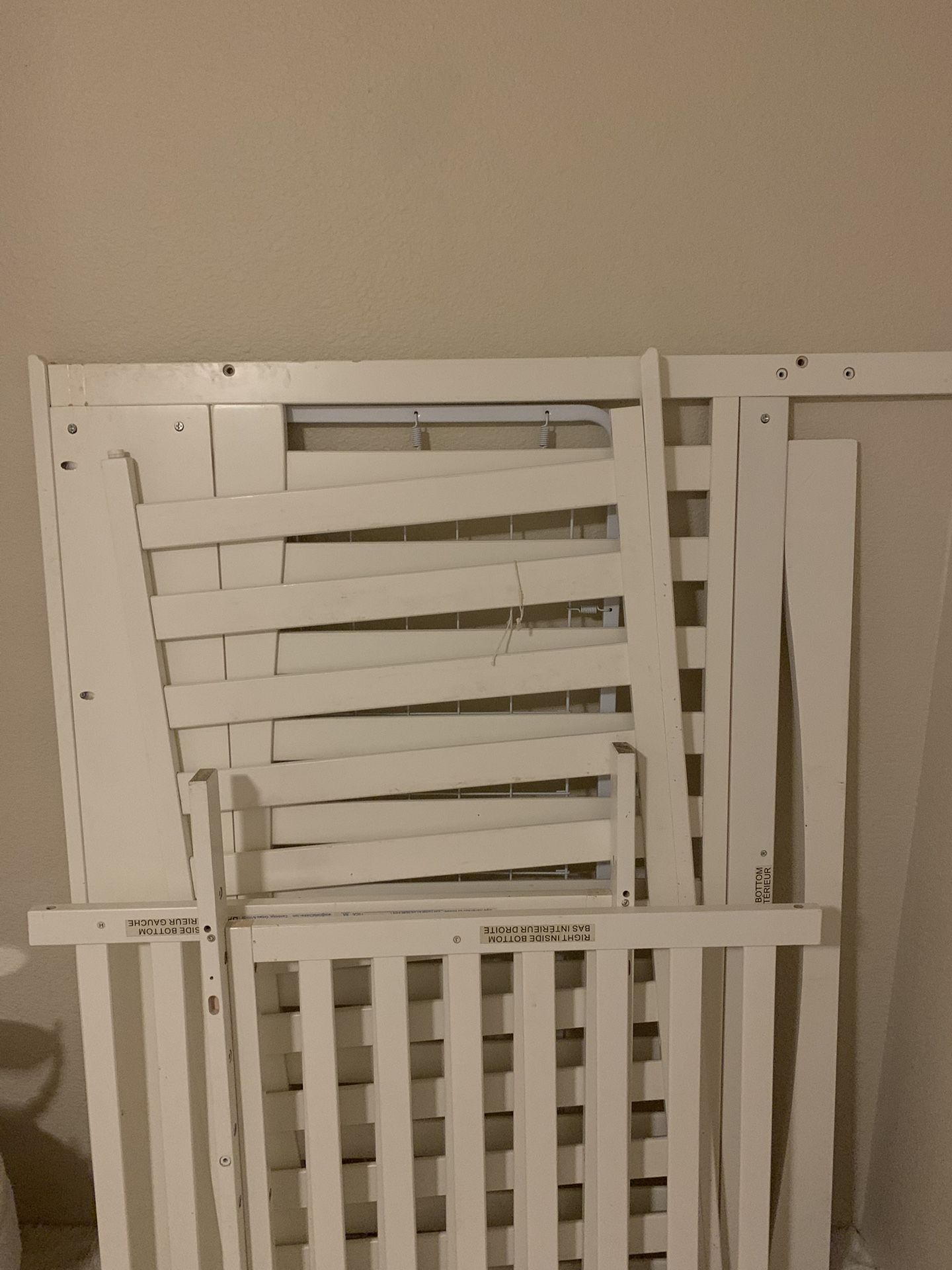 White Baby Crib