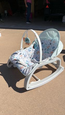 Baby Rocker Bouncer with Toy Bar