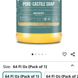 Pure Castile Soap Liquid.
