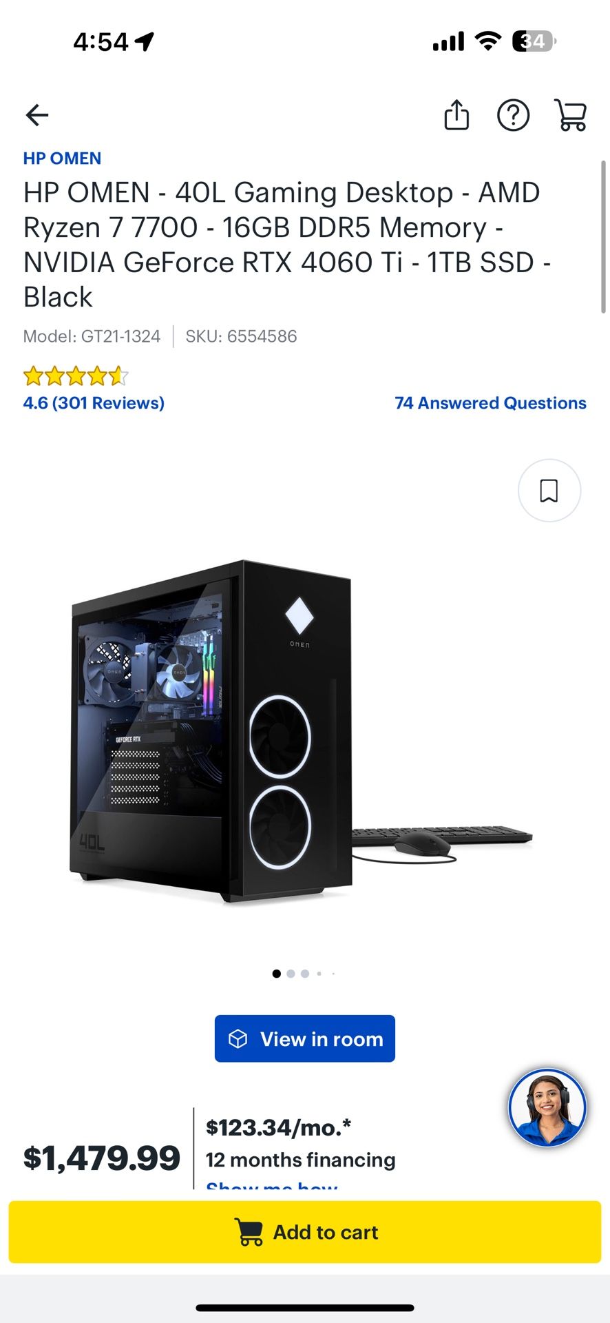 HP Omen Gaming PC