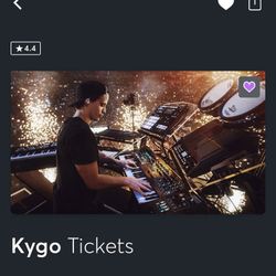 Kygo Concert Tickets I Have 2 Tickets Left!!!