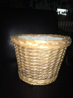 Wicker basket or waste basket