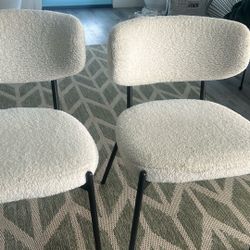 Beautiful Contemporary Chairs Off White