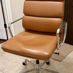 Herman Miller Eames Soft Pad Executive Chair - 2022 - Cognac Leather