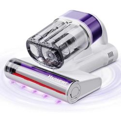 Mxnsewr 500W Bed Vacuum Cleaner 18000Pa UV-C Hot Air White