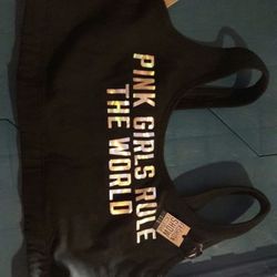 Pink Sports Bra Limited Edition Sz large $25