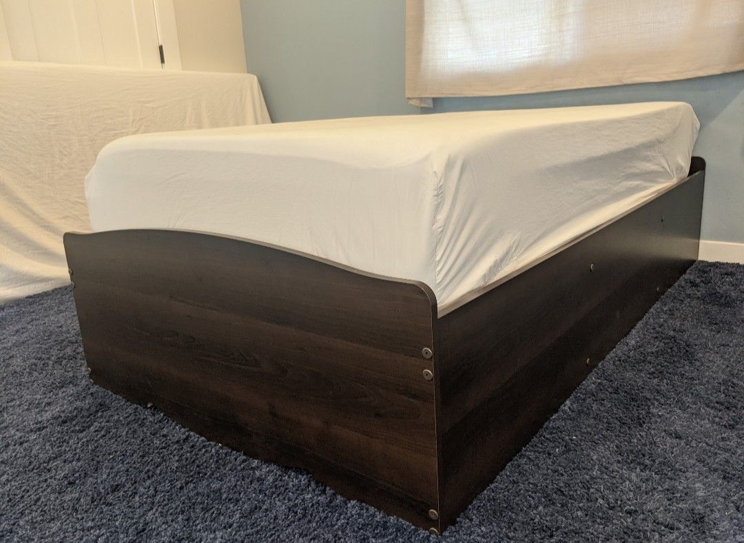 Twin Bed Frame With 3 Drawers