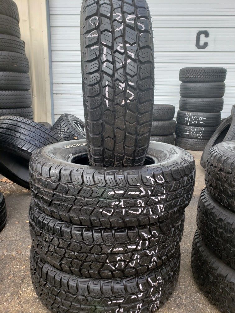 4 Like New Mickey Thompson Tires 235/75/15 $350 Install And Balance Included 