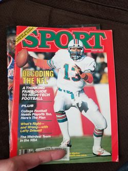 Sport Mag Dan Marino Jan 1984