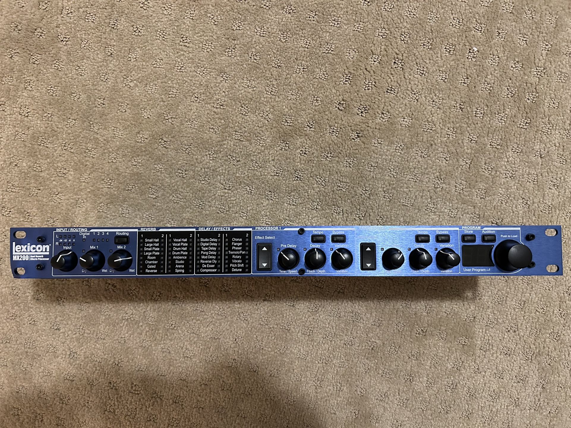 Lexicon MX200 Dual Reverb Effects Processor