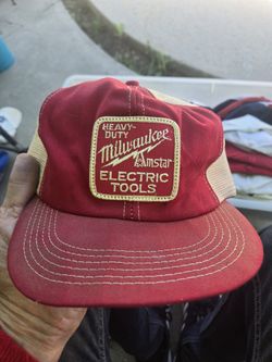 Old Milwaukee Tools Vintage 70s Snapback Trucker Hat