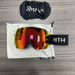 Smith I/O Mag Winter Snow Goggles New - Black - Red ChromaPop Sun Lens - Ski Snowboard Jet Ski - Outdoor Sports