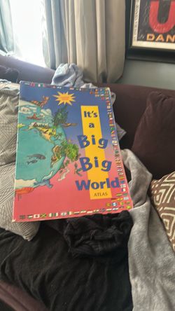 It’s a big big world, vintage atlas.
