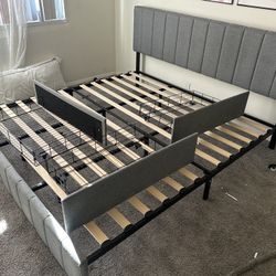 King Side Bed Frame And Clothing Drawers 